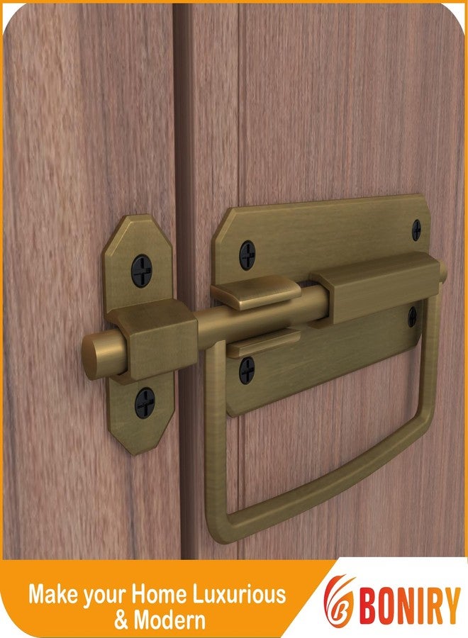 Boniry Door Lock/Latch- Premium Door Locks for Main Door - High Security Main Door Latch for Home and Office - Durable and Reliable Door Latch for Enhanced Safety (Brass) - Image 3